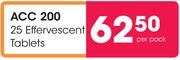ACC 200 25 Effervescent Tablets-Per Pack