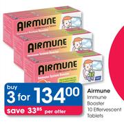 Airmune Immune Booster 10 Effervescent Tablets-3's