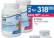 Clicks Lite Protein Shake-2x1kg