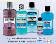 Listerine Mouthwash Products-Each