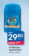 Mennen Speed Stick-45gm or 50gm Each
