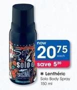 Lentheric Solo Body Spray-150ml