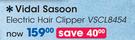 Vidal Sasoon Electric Hair Clipper VSCL8454
