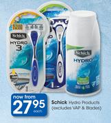Schick Hydro Products (Excludes VAP & Blades)-Each