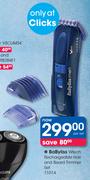 BaByliss Wtech Rechargeable Hair and Beard Trimmer Set T101A-Per Set