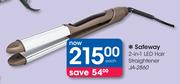 Safeway 2-in-1 LED Hair Straightener JA-2860