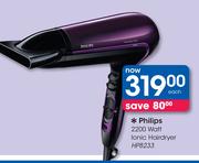 Philips 2200 Watt Ionic Hairdryer HP8233