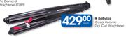 BaByliss Crystal Ceramic Digi iCurl Straightener