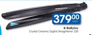 BaByliss Crystal Ceramic Digital Straightener 235