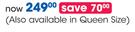 Safeway Tie Down Electric Underblanket Double Each