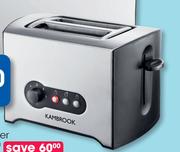 Kambrook 2-Slice Stainless Steel Toaster