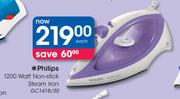 Philips 1200 Watt Non-Stick Steam Iron GC1418/30