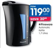 Pineware 1.7Ltr Automatic Kettle
