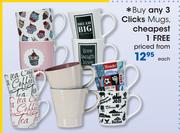 Clicks Mugs-Each