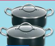 Love Cooking Aluminium & Stainless Steel Casserole-18cm