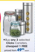 Clicks Canisters Each