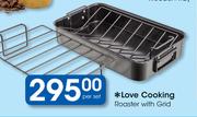 Love Cooking Roaster With Grid-Per Set
