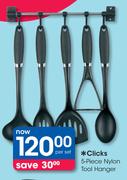 Clicks 5-Piece Nylon Tool Hanger-Per Set