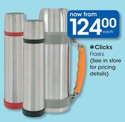 Clicks Flasks-Each
