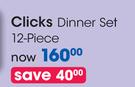 Clicks 12-Piece Dinner Set-Per Set