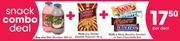 Steri Stumpie-350ml + Diddle Daddle Popcorn-45g + Mars, Bounty, Snickers Or Twix Chocolate Bar