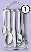 Clicks 24-Piece Cutlery Set On Small Stand