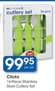  Clicks 16-Piece Stainless-Steel Cutlery Set-Per Set  