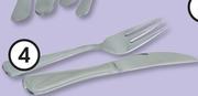 Clicks 8-Piece Steak Knife & Fork Set