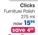 Clicks Furniture Polish-275ml Each