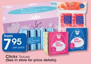 Clicks Tissues-Per Pack