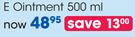 Epizone E Ointment-500ml