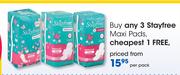 Stayfree Maxi Pads-Each