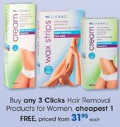 Clicks Hair Removal Products For Women-Each