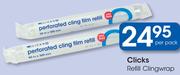 Clicks Refill Clingwrap-Per Pack