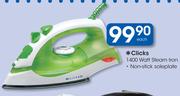 Clicks 1400 Watt Steam Iron