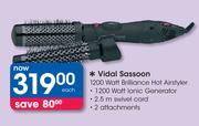 Vidal Sassoon 1200 Watt Brilliance Hot Airstyler