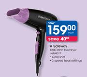 Safeway 1800 Watt Hairdryer JA184017
