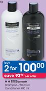 TreSemme Shampoo 750ml Or Conditioner 900ml-For Any 2