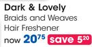 Dark & Lovely Braids And Weaves Hair Freshener-Each