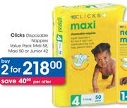 Clicks Disposable Nappies-For 2