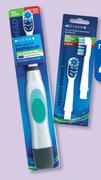 Clicks Dual Motion Head Battery Operated Toothbrush-Each