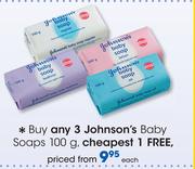 Johnson's Baby Soaps-100g Each