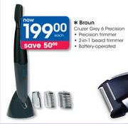 Braun Cruzer Grey 6 Precision-Each