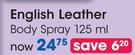 English Leather Body Spray-125ml Each