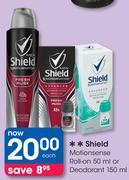Shield Motionsense Roll On-50ml Or Deodorant-150ml Each