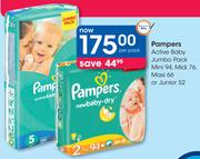 Pampers Active baby Jumbo Pack-Per Pack