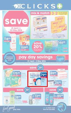Clicks : Save (21 Apr - 22 May 2016), page 1