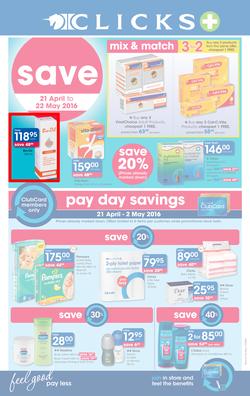Clicks : Save (21 Apr - 22 May 2016), page 1