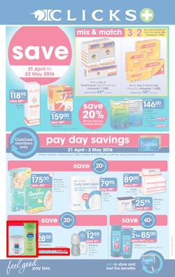 Clicks : Save (21 Apr - 22 May 2016), page 1