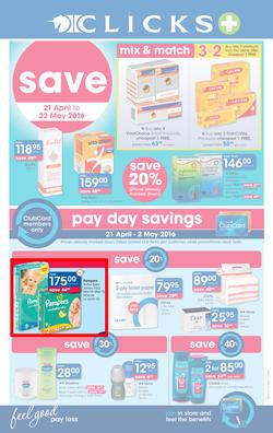 Clicks : Save (21 Apr - 22 May 2016), page 1